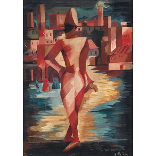 Pulcinella Painting - Alexandra Exter — artwork view