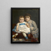 Camille and Louis - Alexandre-Auguste Hirsch — framed artwork on a wall