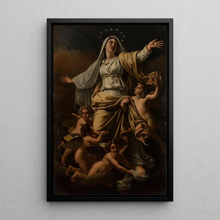 Reproduction of the painting L'Assumption of the Virgin - Alexandre-Charles Guillemot