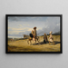 A Passage in the Desert - Alexandre-Gabriel Decamps — framed artwork on a wall