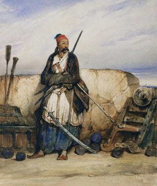 A Turkish artilleryman - Alexandre-Gabriel Decamps — artwork view