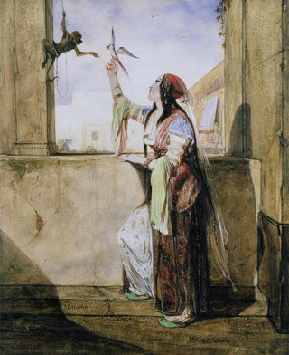 Une Odalisque - Alexandre-Gabriel Decamps — artwork view