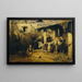 Donkeys at Rest, a Turkish scene - Alexandre-Gabriel Decamps — framed artwork on a wall