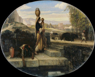 Women of the Orient at a Well - Alexandre-Gabriel Decamps — artwork view