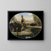 Women of the Orient at a Well - Alexandre-Gabriel Decamps — framed artwork on a wall