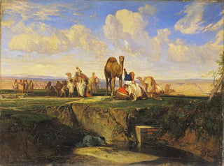 Joseph sold by his brothers - Alexandre-Gabriel Decamps — artwork view