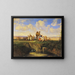 Joseph sold by his brothers - Alexandre-Gabriel Decamps — framed artwork on a wall