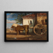 Bœufs devant une ferme au Verrier - Alexandre-Gabriel Decamps — framed artwork on a wall