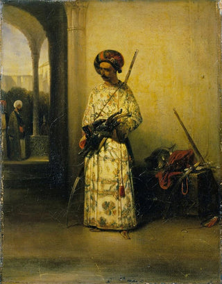 Soldier of the Vizier's Guard - Alexandre-Gabriel Decamps — artwork view