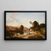 Souvenir de Turquie d'Asie, Environs de Smyrne - Alexandre-Gabriel Decamps — framed artwork on a wall