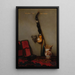 Reproduction of the painting of Still life with pipe and matches - Alexandre-Gabriel Decamps