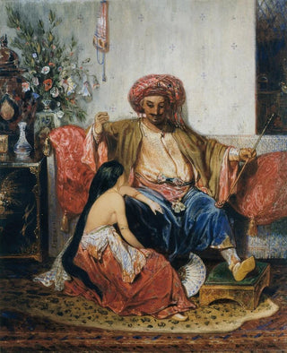 The Pasha's Favorite - Alexandre-Gabriel Decamps — artwork view