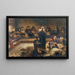 La lecture d'un firman - Alexandre-Gabriel Decamps — framed artwork on a wall