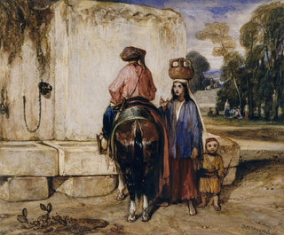 The Drinking Place - Alexandre-Gabriel Decamps — artwork view