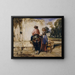 The Drinking Place - Alexandre-Gabriel Decamps — framed artwork on a wall