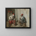 Turkish Guardians Painting - Alexandre-Gabriel Decamps — framed artwork on a wall