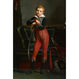 Portrait of Achille Deban de Laborde - Alexandre-Jean Dubois-Drahonet — artwork view