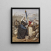 Aid to the Charité Sisters wounded - Alexandre-Marie Guillemin — framed artwork on a wall