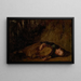 Young Gypsy Girl Painting - Alexandre Antigna — framed artwork on a wall