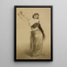 A Dancer - Alexandre Bida — framed artwork on a wall