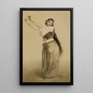 A Dancer - Alexandre Bida — framed artwork on a wall