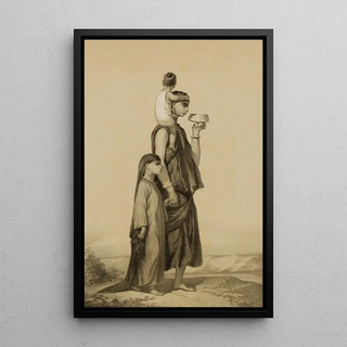 Reproduction of the painting A Woman Fellah - Alexandre Bida