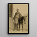 A donkey driver - Alexandre Bida — framed artwork on a wall