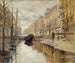 Le boulevard Haussmann during the 1910 floods - Alexandre Bloch — artwork view