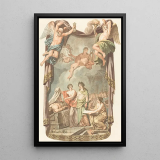 Reproduction of the painting Study revealing anatomy to medicine and art - Alexandre Briceau