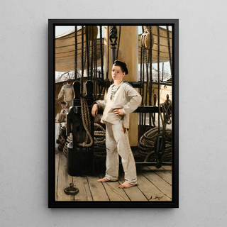 Reproduction of the painting Le Mousse - Alexandre Brun