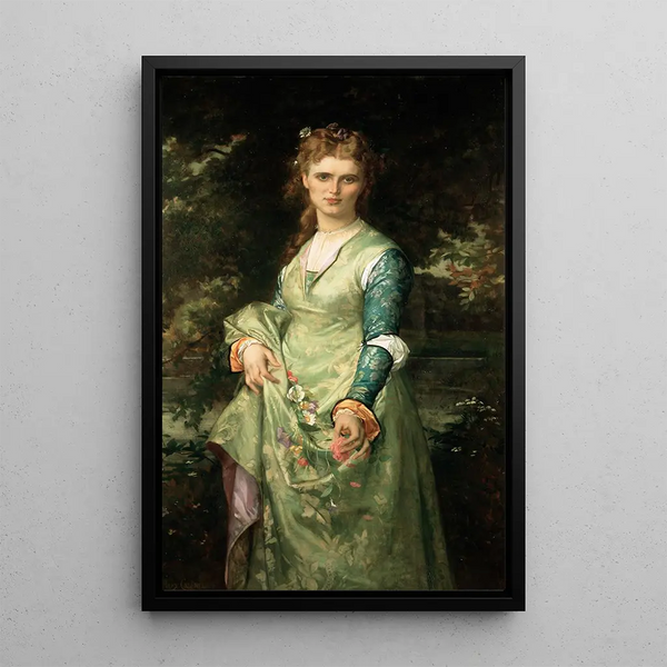 Christina Nilsson - Alexandre Cabanel — framed artwork on a wall