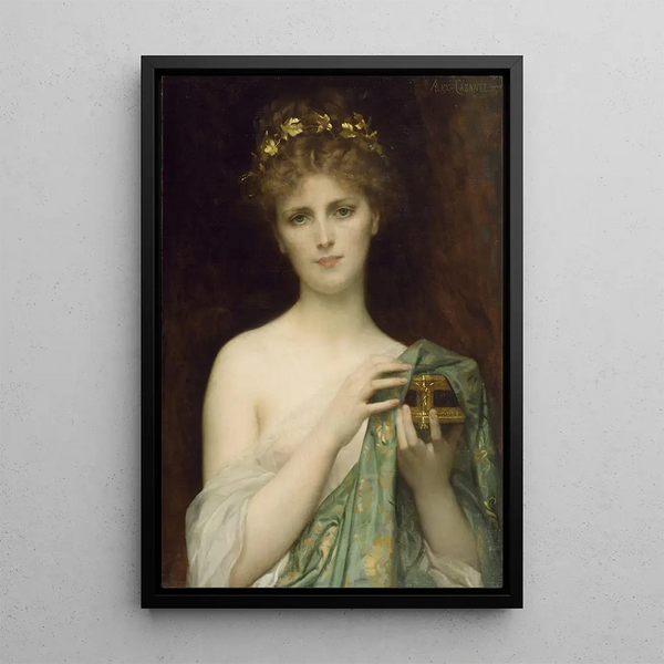 Pandora - Alexandre Cabanel — framed artwork on a wall