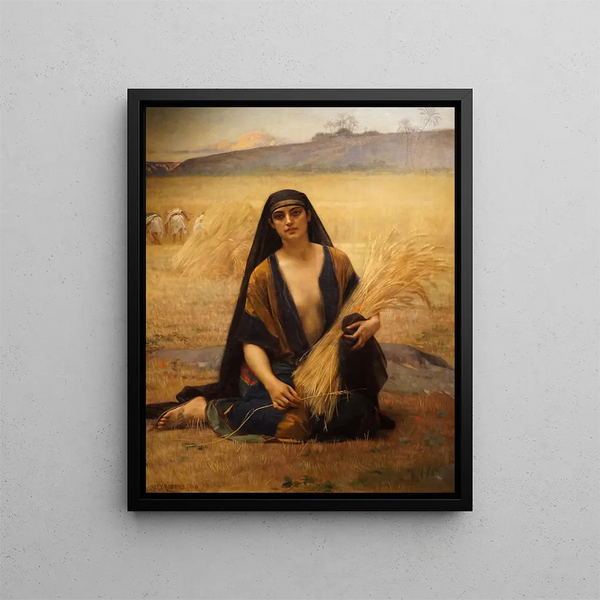 Ruth nettoie - Alexandre Cabanel — framed artwork on a wall