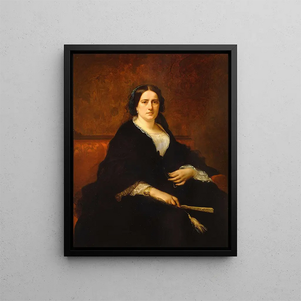 Élodie Martin Balsan - Alexandre Cabanel — framed artwork on a wall
