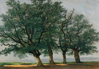 Four Large Trees - Alexandre Calame — artwork view