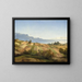 Swiss landscape painting - Alexandre Calame — framed artwork on a wall