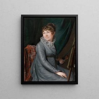 Marie Simons, mother of the artist - Alexandre Delatour — framed artwork on a wall