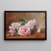 Peonies - Alexandre Gamba de Preydour — framed artwork on a wall