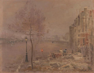 Boulevard Berthier in the evening - Alexandre Gaston Guignard — artwork view