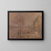 Boulevard Berthier in the evening - Alexandre Gaston Guignard — framed artwork on a wall