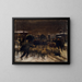 Entre des troupeaux à Paris - Alexandre Gaston Guignard — framed artwork on a wall