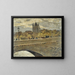 La tour du Temple reconstituted for the 1889 Exhibition, view from the Ina bridge - Alexandre Gaston Guignard — framed artwork on a wall