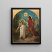 The Baptism of Christ - Alexandre Grellet — framed artwork on a wall