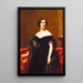 Young woman - Alexandre Hesse — framed artwork on a wall