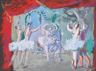 Ballet Dancers - Alexandre Iacovleff — artwork view