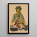 Cherzea Fils d'un Chef Nomade - Alexandre Iacovleff — framed artwork on a wall