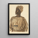 Drawings and paintings of Africa pl 15 - Alexandre Iacovleff — framed artwork on a wall