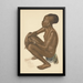 Drawings and paintings of Africa pl 34 - Alexandre Iacovleff — framed artwork on a wall