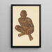 Drawings and paintings of Africa pl 38 - Alexandre Iacovleff — framed artwork on a wall