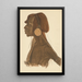 Drawings and paintings of Africa pl 40 - Alexandre Iacovleff — framed artwork on a wall